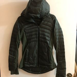 Olive Lululemon Running Jacket